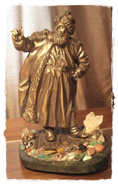 Сувенир из бронзы статуэтка Купец